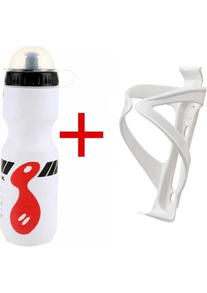 Gri Bir Stil 750ML Ultralight Bisiklet Su Şişesi Raf Tutucu Set Doğa Sporları Bisiklet Su Bardağı Tutucu Taşınabilir Mtb Bisiklet Aksesuarları (Yurt Dışından)