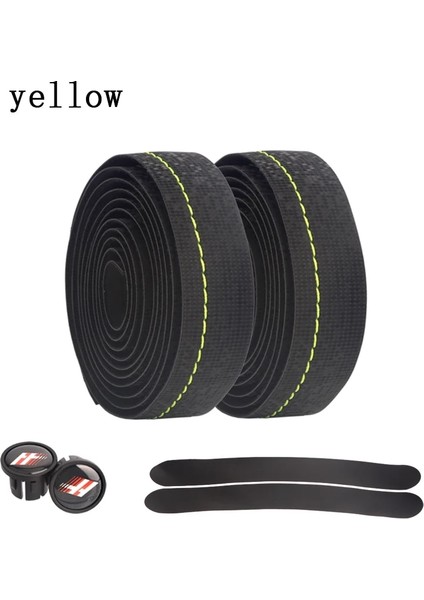 Hassns Sarı Stil Hassns Yol Bisikleti Gidon Bant Bisiklet Için Kolları Grta Manillar Bar Askı Sarma Askı Şerit Bisiklet Manşetleri Bartape (Yurt Dışından)