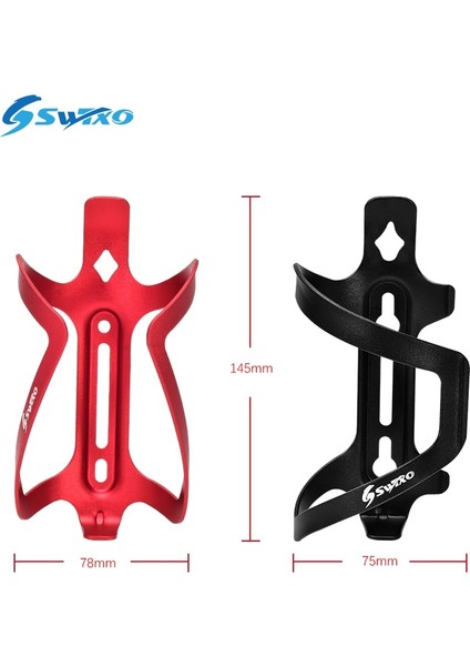 2 Adet Set F Stili Wtxo Bisiklet Su Şişesi Vidalı Tutucular Ultra Hafif Alüminyum Alaşımlı Dağ Yol Bisikleti Su Şişesi Kafesleri Kırmızı Siyah (Yurt Dışından) modelleri