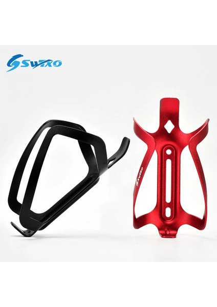 2 Adet Set F Stili Wtxo Bisiklet Su Şişesi Vidalı Tutucular Ultra Hafif Alüminyum Alaşımlı Dağ Yol Bisikleti Su Şişesi Kafesleri Kırmızı Siyah (Yurt Dışından) fırsatları