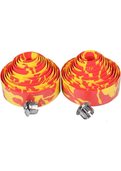 Siyah Sarı Stil Yeni Varış Rahat Bisiklet Kolu Kemer Yol Bisikleti Gidon Bandı Sarma * 2 Bar Fişli Bisiklet Bar Bandı (Yurt Dışından) indirimleri