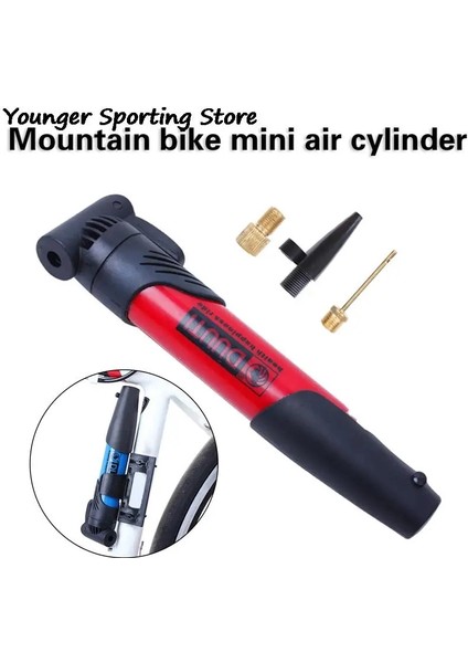 Bk Tarzı Çift Kafa Mtb Dağ Bisikleti Motosiklet Yüksek Basınçlı Bisiklet Mini El Hava Pompaları ile Taşınabilir Bisiklet Pompası Lastik Şişirme (Yurt Dışından)