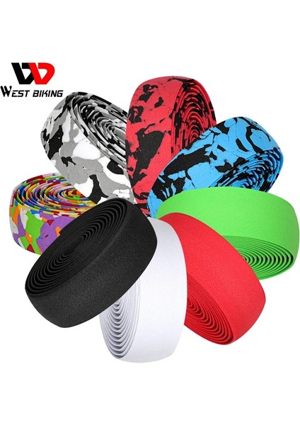 Kamuflaj Gri Tarzı 1 Çift Bisiklet Gidon Bandı Eva Kamuflaj Kaymaz Bisiklete Binme Yol Bisikleti Kolu Kavrama Sünger Bant Bisiklet Çok Renkli Uç Tapaları (Yurt Dışından) fiyatları