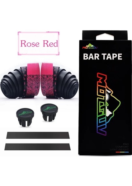 Gül Kırmızı Stili Vxm Bisiklet Gidon Bandı Yol Bisikleti Bar Bandı Pu Bisiklet Gidon Bandı Bisiklet Sönümleme Titreşim Önleyici Sargı Bisiklet Aksesuarları (Yurt Dışından)
