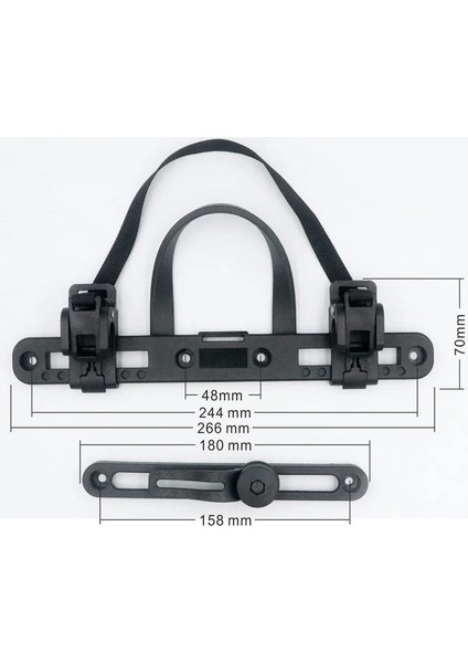 Siyah Stil Camel Çanta Tokası Bisiklet Aksesuarları Bagaj Tokası Bisiklet Çantası Tokası Binme Ekipmanları (Yurt Dışından)