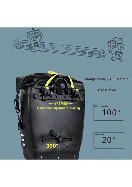 Siyah Stil Camel Çanta Tokası Bisiklet Aksesuarları Bagaj Tokası Bisiklet Çantası Tokası Binme Ekipmanları (Yurt Dışından) fırsatları