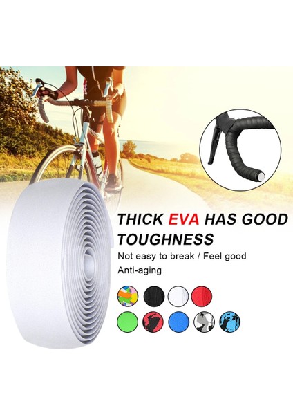 Siyah Stil 2 Adet Bisiklet Kavrama Bandı Gidon Bandı Direksiyon Simidi Kapağı Bisiklet Bisiklet Kolu Kaymaz Kemer Bandı Bisiklet Gidon Aksesuarları (Yurt Dışından) fiyatları