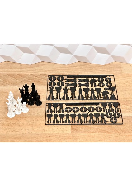 Satranç Takımı Kart Kiti