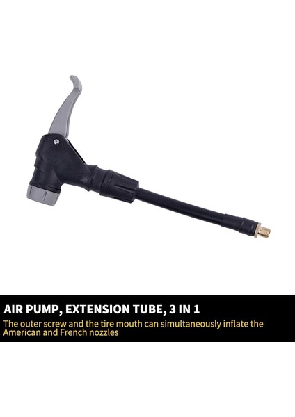 30CM Tarzı Araba Hava Pompası Hava Tüpünü Uzatın Çok Fonksiyonlu Abd Fr Nozulu Araba Hava Pompası Aracılığıyla Yüksek Basınçlı Hava Tüpünü Dönüştür (Yurt Dışından) fiyatları