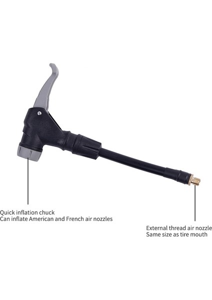 30CM Tarzı Araba Hava Pompası Hava Tüpünü Uzatın Çok Fonksiyonlu Abd Fr Nozulu Araba Hava Pompası Aracılığıyla Yüksek Basınçlı Hava Tüpünü Dönüştür (Yurt Dışından) modelleri