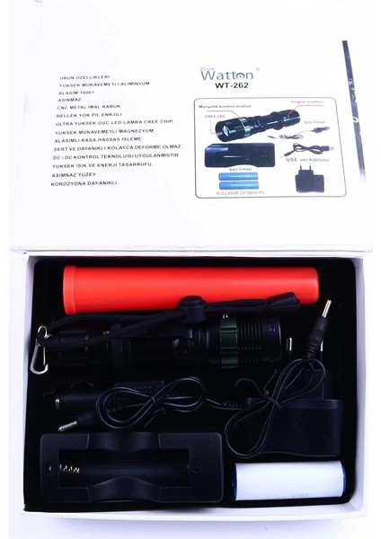 Sinyalli Acil Durum El Feneri Cree5 WT-262 fiyatları