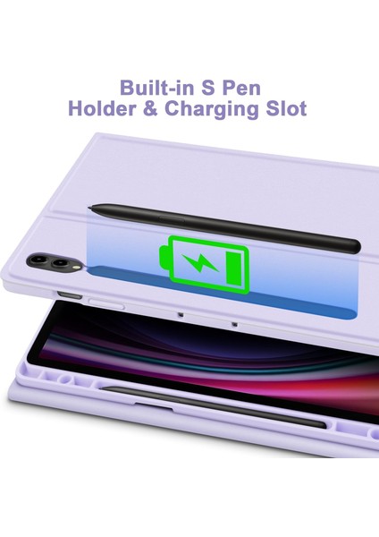 Samsung Galaxy Tab S9 Fe Plus 12.4" Q Türkçe Klavyeli Kılıf Kalem Bölmeli Bluetooth Özellikli Stand indirimleri