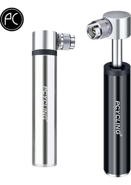 Bir Stil Gümüş Stili Pcycling Mini Bisiklet Pompası Alüminyum Alaşımlı Bisiklet El Hava Pompası Top Lastik Şişirme Mtb Dağ Yol Bisikleti Avfv Için Pumı (Yurt Dışından) modelleri