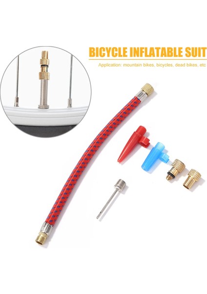3 Adet Tarzı Pcsset Bisiklet Hava Lastik Pompası Şişme Tüp Adaptörü Küresel Iğne Vana Konnektörü Mtb Konnektör Hortumu Bisiklet Lastiği Aksesuarları (Yurt Dışından) modelleri