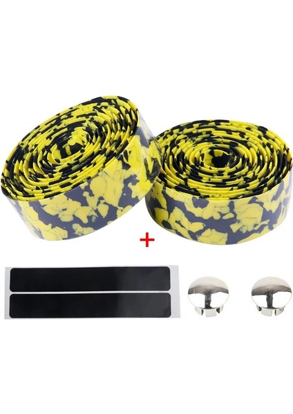 No.11 Stili 1 Çift Bisiklet Gidon Askısı Mtb Yol Bisikleti Kolu Bant Kaymaz Sünger Kemer Bandı Gidon Koruma Kapağı Bisiklet Aksesuarları (Yurt Dışından)