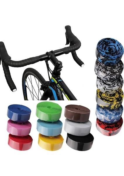 No.11 Stili 1 Çift Bisiklet Gidon Askısı Mtb Yol Bisikleti Kolu Bant Kaymaz Sünger Kemer Bandı Gidon Koruma Kapağı Bisiklet Aksesuarları (Yurt Dışından) fiyatları