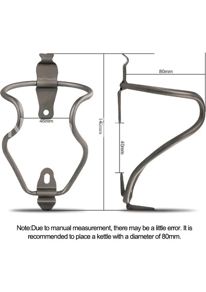 U-Altın 1 Adet Tarzı Mtb Bisiklet Su Şişesi Tutucu Titanyum Alaşımlı Dağ Bisikleti Şişe Kafesi Ultralight Bisiklet Içecek Su Bardağı Raf Aksesuarları (Yurt Dışından)