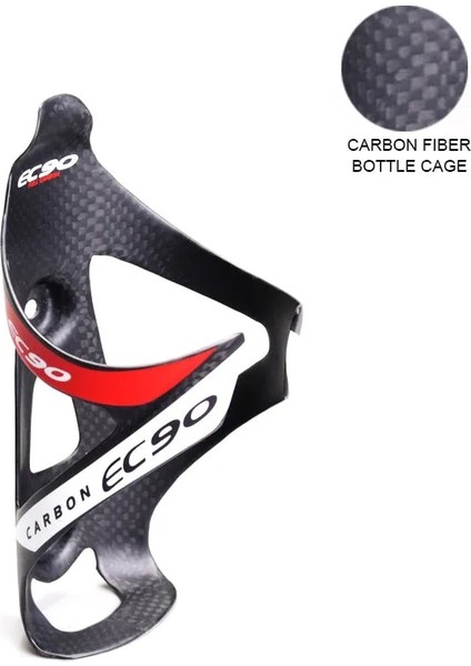 C EC90 Kırmızı Stil Karbon Şişe Kafesi Bisiklet Şişe Tutucu Su Şişesi Rafı Mtb Yol Katlanır Bisiklet Bisiklet Aksesuarları Bidonhouder (Yurt Dışından)