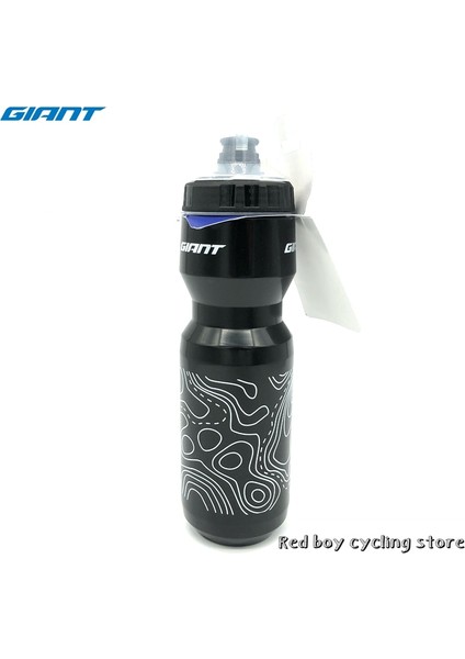 750ML Siyah Stil Dev Resmi Dişli Spor Bisiklet Bisikleti 600ML Ultralight Su Şişesi Açık Bisiklet Şişesi Döngüsü Ekipmanı (Yurt Dışından)