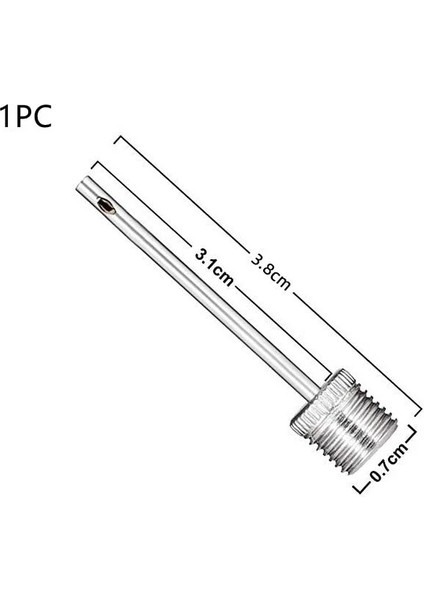 1 Adet Tarzı Adet Top Şişirme Pompası Iğnesi Futbol Basketbol Futbol Şişme Hava Valfi Adaptörü Paslanmaz Çelik Pompa Pimi (Yurt Dışından)