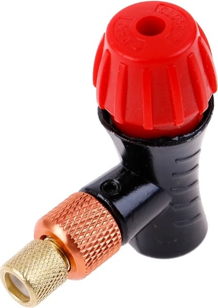1 Adet Bisiklet Lastik Şişirme Kafası Mini El Pompası Kafası Bisiklet Co2 Hava Şişesi Siyah Yeni (Yurt Dışından)