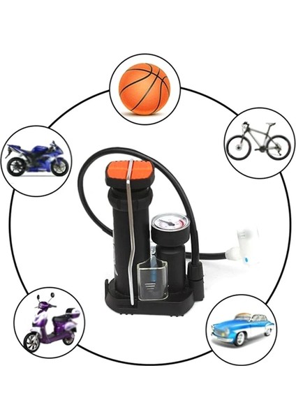 Stil Ayarla Ayak Bisiklet Hava Pompası Yüksek Basınçlı Hava Pompası Motosiklet Pedalı Lastik Şişirme Bisikleti Vana Tornavida Bisiklet Onarım Araçları (Yurt Dışından) indirimleri