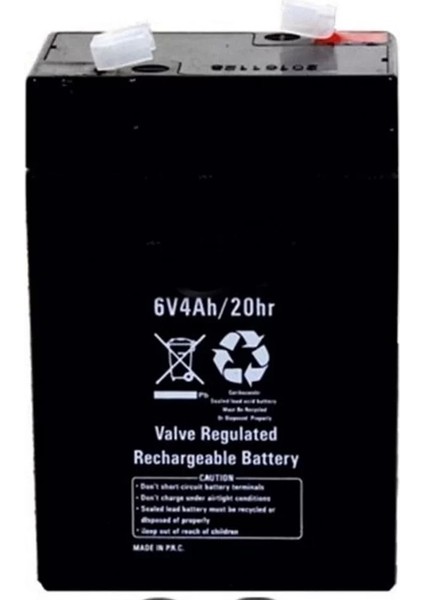 6V 4AH Bakımsız Akü