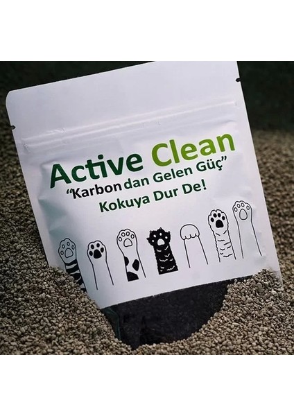 Active Clean Hindistan Cevizli Organik Kedi Kumu Koku Giderici 25 gr fiyatları