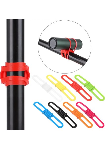 No.8 Stili Licone Bisiklet Bandajı Elastik Mobil Bant Kravat Bisiklet Bisiklet Bandı Telefon Bağlantısı Bağlantı Elemanı Tutucu Flaş Işığı Şerit Aksesuar (Yurt Dışından) fiyatları