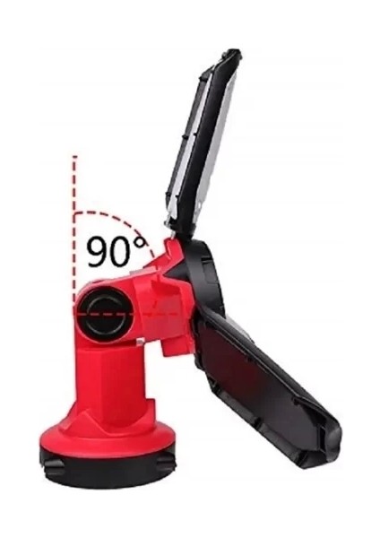 P-8801 Şarjlı Katlanabilir 3xcob Led+ 3W LED Çok Fonksiyonlu Kamp Feneri