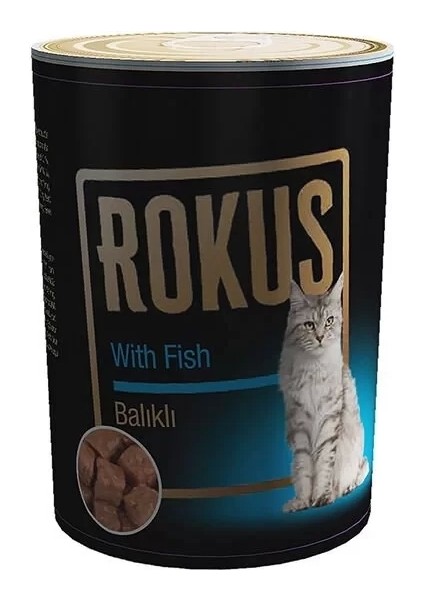 Balıklı Yetişkin Konserve Kedi Maması 410 gr