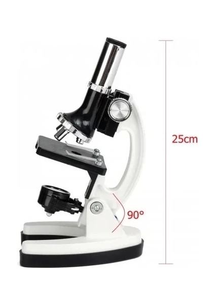 Mikroskop Taşınabilir Set 28 Parça Eğitim Mikroskop Kiti 300X 600X ve 1200X Çocuklara indirimleri