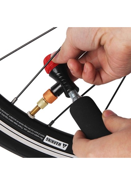Gümüş Gaz Şişesi Stili Taşınabilir Dağ Bisikleti Mini Hava Pompası Vana Kafa Şişirme Co2 Gaz Şişesi Yalıtımlı Kol Evrensel Mtb Hava Şişirme Aksesuarları (Yurt Dışından)