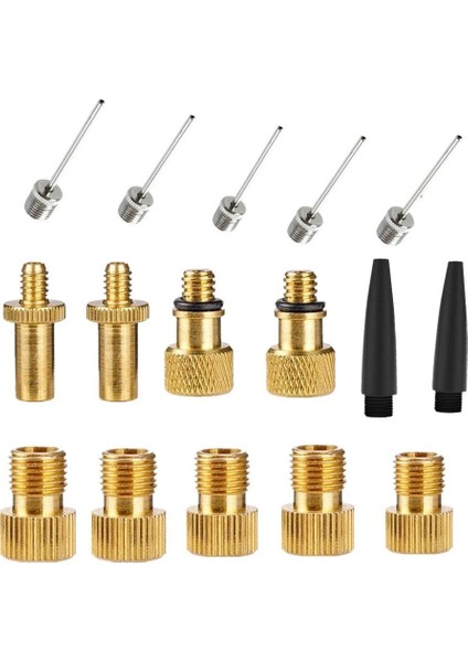 Bisiklet Bisiklet Lastiği Top Şişirme Hava Pompası Sv Av Dv Valf Adaptörü Set Parçaları (Yurt Dışından) fiyatları