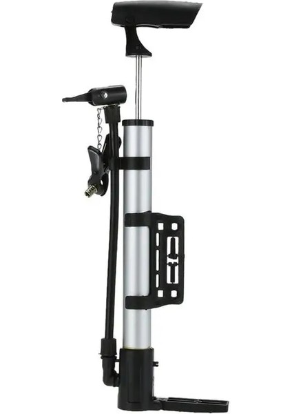 Gümüş Tarzı Taşınabilir Mini Bisiklet El Hava Pompası Top Lastik Şişirme Pompası Alüminyum Alaşımlı Yüksek Basınçlı Bisiklet Mtb Dağ Bisikleti Pompası Yeni (Yurt Dışından)