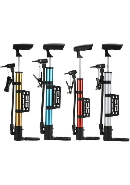Gümüş Tarzı Taşınabilir Mini Bisiklet El Hava Pompası Top Lastik Şişirme Pompası Alüminyum Alaşımlı Yüksek Basınçlı Bisiklet Mtb Dağ Bisikleti Pompası Yeni (Yurt Dışından)