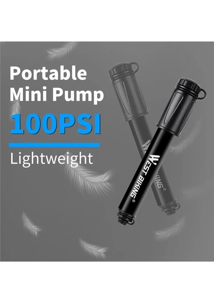 Siyah Stil Taşınabilir Bisiklet Pompası Mini El Bisiklet Şişirme Yüksek Basınçlı Basketbol Şişme Ar Hava Bisiklet Pompası Top Hava Şişirme (Yurt Dışından) fiyatları