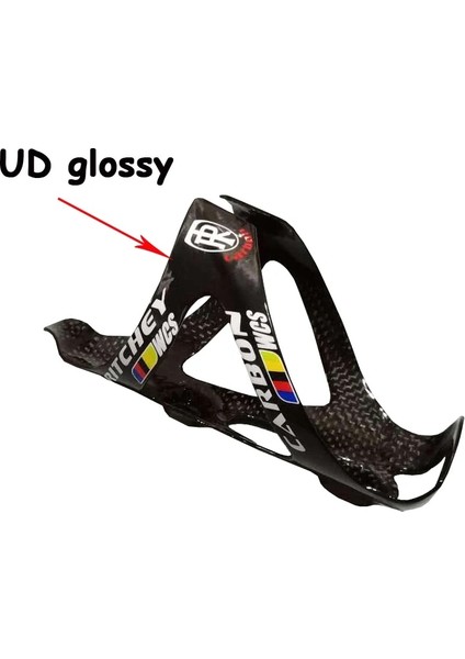 Wcs Ud Parlak Stili Sıcak Tam Karbon Fiber Bisiklet Su Şişesi Kafesi Mtb Yol Bisikleti Şişe Tutucu Ultra Hafif Döngü Ekipmanı Mattelight (Yurt Dışından)