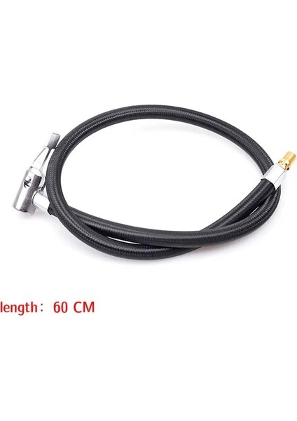 Uzunluk 60CM Tarzı Şişirilebilir Pompa Uzatması Araba Pompası Adaptörü Otomatik Kompresör Lastik Montaj Kiti Hava Aynası Şişirme Hava Pompası Valf Klipsi Kelepçe Uyarlaması (Yurt Dışından)