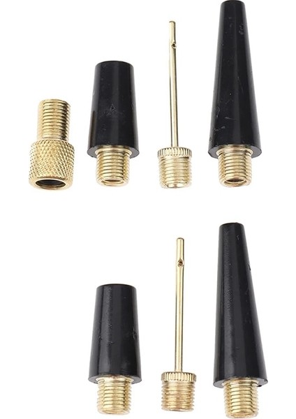 B Tarzı 1 Takım Top Iğne Meme Adaptör Kiti Basketbol Futbol Bisiklet Lastiği Şişirmek Için Pompa Parçaları Aksesuarları (Yurt Dışından) modelleri