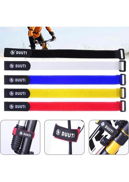 Kırmızı Stil Ayarlanabilir Bisiklet Naylon Kanca Döngü Bant Kayışı Bisiklet Bandı El Feneri Kravat Bisiklet Kablosu Bandaj Raptiye Bant Pompa Şişesi (Yurt Dışından) fiyatları