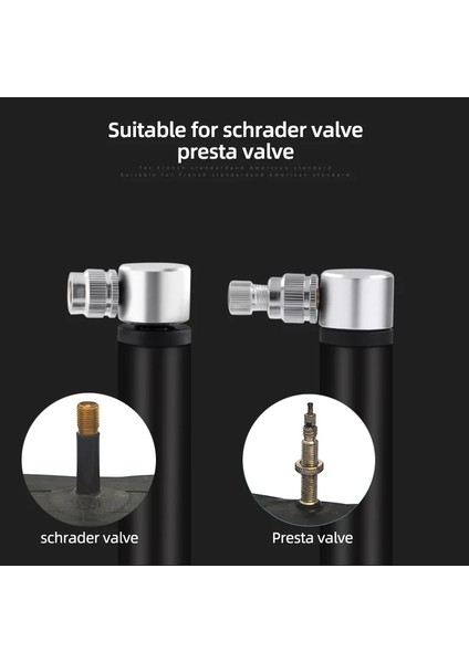 Gümüş Pompa Hediye Stili Bibycle Pompa Taşınabilir Mini El Pompası 2 Tür Vana Hafif Bilyalı Lastik Şişirme Mtb Dağ Bisikleti Pompası Için Suit. (Yurt Dışından) modelleri