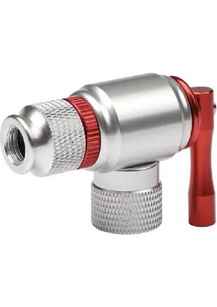 Kırmızı Stil Co2 Pompası Bisiklet Schrader Presta Adaptörü Bisiklet Şişirme Alüminyum Lastik Tüp Mze Mtb Co2 Kartuş Pompaları (Yurt Dışından)