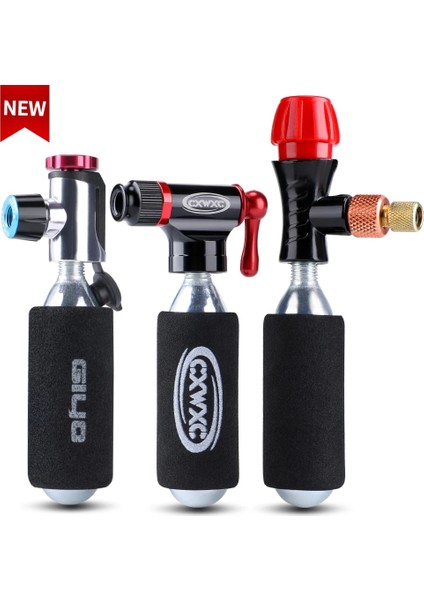 Model 1 Siyah Kırmızı Stil Co2 Şişirme Bisiklet Hava Lastik Pompası Yok Co2 Kartuşları Mtb Bisiklet Pompası Dağ Yolu Bisiklet Aksesuarları Bisiklet Lastiği Tamir Takımı (Yurt Dışından)