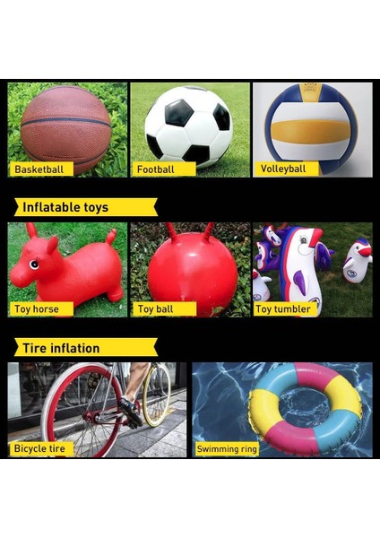 Mavi Stil 16CM Mini Top Pompası Taşınabilir Plastik Çift Eylem Spor Topları Basketbol Futbol Futbol Yoga Topu El Hava Pompası Şişirme ile Hayır (Yurt Dışından) modelleri