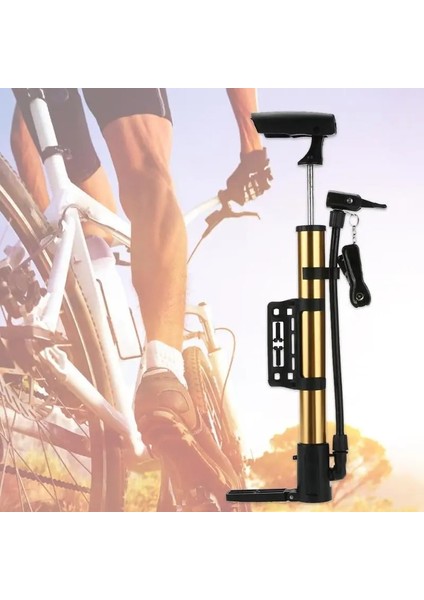 Altın Tarzı Taşınabilir Mini Bisiklet El Hava Pompası Top Lastik Şişirme Pompası Alüminyum Alaşımlı Yüksek Basınçlı Bisiklet Mtb Dağ Bisikleti Pompası Yeni (Yurt Dışından) indirimleri