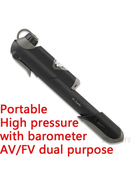 Barometre Stili Yok Tayvan GP-41S Bisiklet Mini Hava Pompası Dağ Şehir Bisikleti Şişirme Barometre Şişirme Göstergesi Taşınabilir Yüksek Basınç Sv Av Fv Vana (Yurt Dışından)
