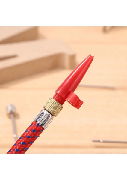 Kırmızı Stil Et Bisiklet Lastiği Lastik Tekerlek Hava Pompası Adaptörü Top Şişirme Iğnesi Mtb Dağ Bisikleti Vana Konnektör Hortum Seti (Yurt Dışından) fırsatları