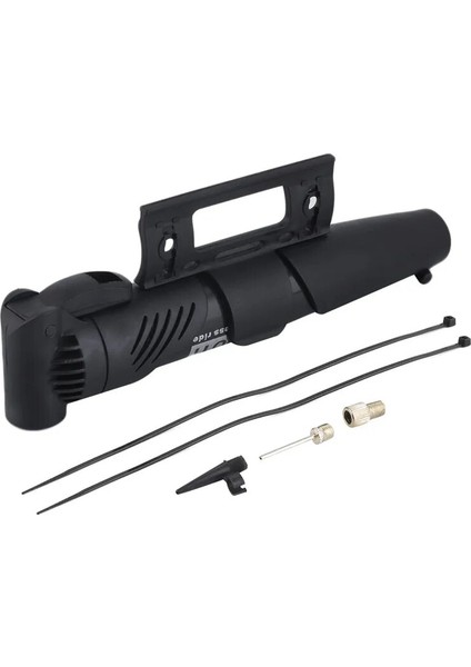 Siyah Stil Taşınabilir Bisiklet Pompası Abs Süper Hafif Bisiklet Lastiği Mini Hava Şişirme Teleskopik Hareketli Pompa Vanaları Klipsli Lastik Lastik Tüp Şişirme (Yurt Dışından)