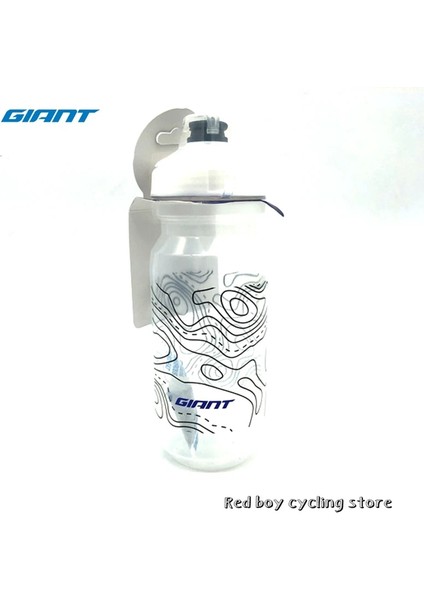600ML Siyah Çizgi Stili Dev Resmi Dişli Spor Bisiklet Bisikleti 600ML Ultralight Su Şişesi Açık Bisiklet Şişesi Döngüsü Ekipmanı (Yurt Dışından)
